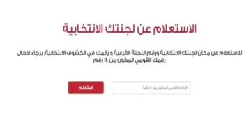 الرقم القومي.. طريقة معرفة لجنة الانتخابات 2025 بخطوات سهلة وسريعة